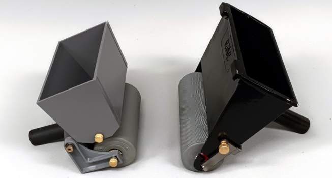 GS5 and GS7 hand-held glue spreaders used for panel and veneer glue application